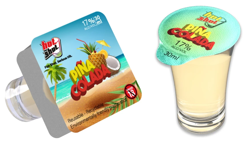 Piña Colada single-shot format